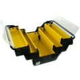 thumbnail image 2 of Stalwart  Yellow Deluxe Steel and Plastic 18-inch Tool Box, 2 of 3