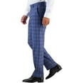 thumbnail image 3 of Lauren Ralph Lauren Mens Classic-Fit Wool Plaid Dress Pants 42W x 32L Blue - NWT, 3 of 4