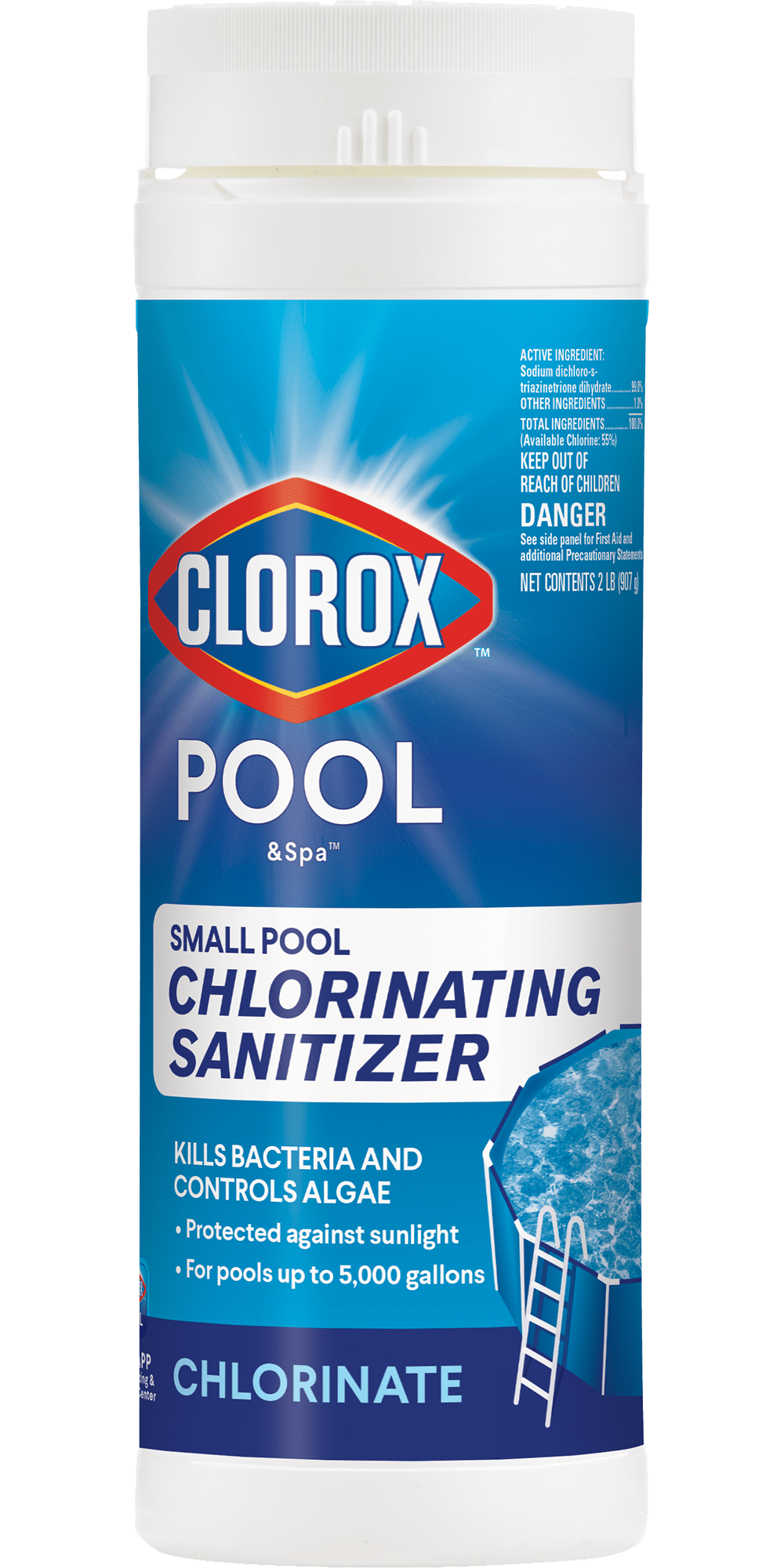 Clorox Pool&Spa Small Pool Chlorinating Sanitizer for Above Ground