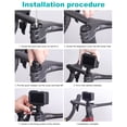 thumbnail image 4 of Soporte para ordenador de bicicleta adaptador de cámara de acción impermeable multifuncional para Garmin, 4 of 9