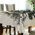 thumbnail image 5 of Yayeee Tablecloths 54" x 54" Rectangle Wrinkle Resistant Party Table Cover, Hand Drawn Christmas Trees, 5 of 8