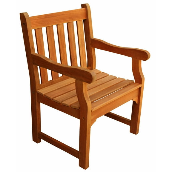 ALK Brands - Patio Outdoor Hardwood Adam Dining Chair
