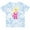 Tie Dye Blue, variant on Inktastic Superhero Girl, Blonde Hair, Cute Girl, Pink Cape Girls Toddler T-Shirt