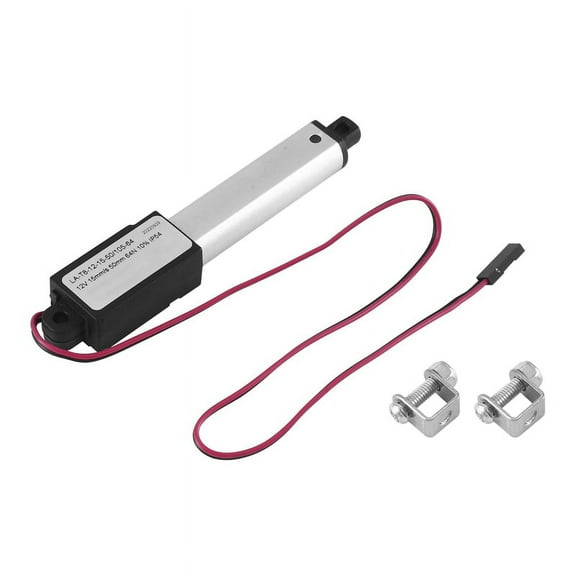Electric Mini Linear Actuator - 2inch Stroke, 64N/14.4Lb, Speed 0.6Inch/S Mini Waterproof Motion Actuator Small 12 V DC