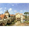 thumbnail image 1 of The Bridge At Moret - Sieley - CANVAS OR PRINT WALL ART, 1 of 1