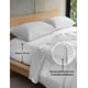 thumbnail image 3 of Juego de sábanas de microfibra Smart Bamboo Supreme Queen White, 3 of 5