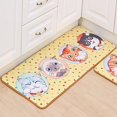 thumbnail image 1 of LAICAIW Cat Cartoon Mat Bedroom Kitchen Carpet Area Rug Non Slip Decorative Floor for Kids Girls (23.6"*35.4"), 1 of 4