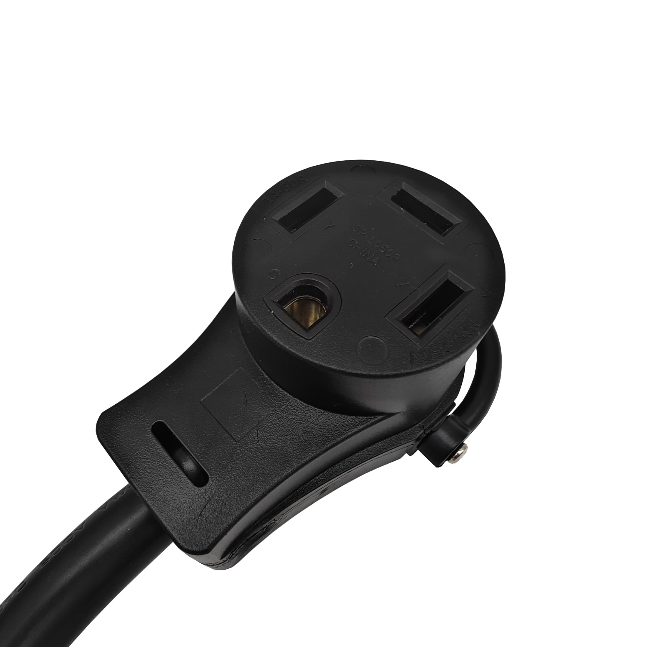Parkworld 79148 Welder Adapter Cord 4-Prong Generator 20A Locking L14-20P Male to Welder 60 AMP 14-60R Female with Handle (Also for EV and RV)