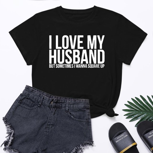 Meichang T-Shirts Cœur d'Amour pour Femmes T-Shirts de la Saint-Valentin Imprimé Cœur T-Shirts de Vacances Hauts de la Saint-Valentin Manches Courtes Col Rond Blouses