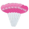thumbnail image 1 of Shawnda Heart Love Cupcake Picks Toppers - Set of 6, 1 of 1