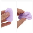 thumbnail image 4 of Unique Bargains 1 Pc Reusable Sponge Face Scrubber Heart Style for Removing Makeup 3.15"x2.76" Purple, 4 of 6
