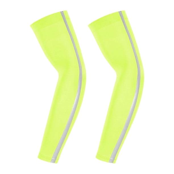 Mangas de Brazo de Protección Solar para Hombres Manga de Hielo Reflectante, Cubierta de Correr Al Aire Libre Transpirable Protección Uv de Color Sólido