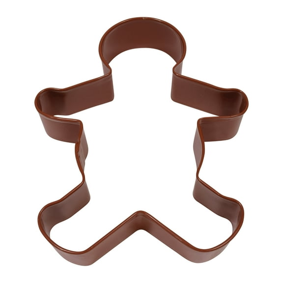 R&M International Gingerbread Boy 5" Cookie Cutter Brown