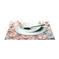 thumbnail image 3 of Ryvnso Placemats Set of 6 3d Flower Paint Dining Mats Heat-Resistant Non-Slip Washable Table Mat, 3 of 8