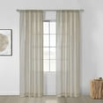thumbnail image 2 of Thermalogic ThermaSheer Rod-Pocket Semi-Sheer Curtain 95" L, in Linen, 2 of 6