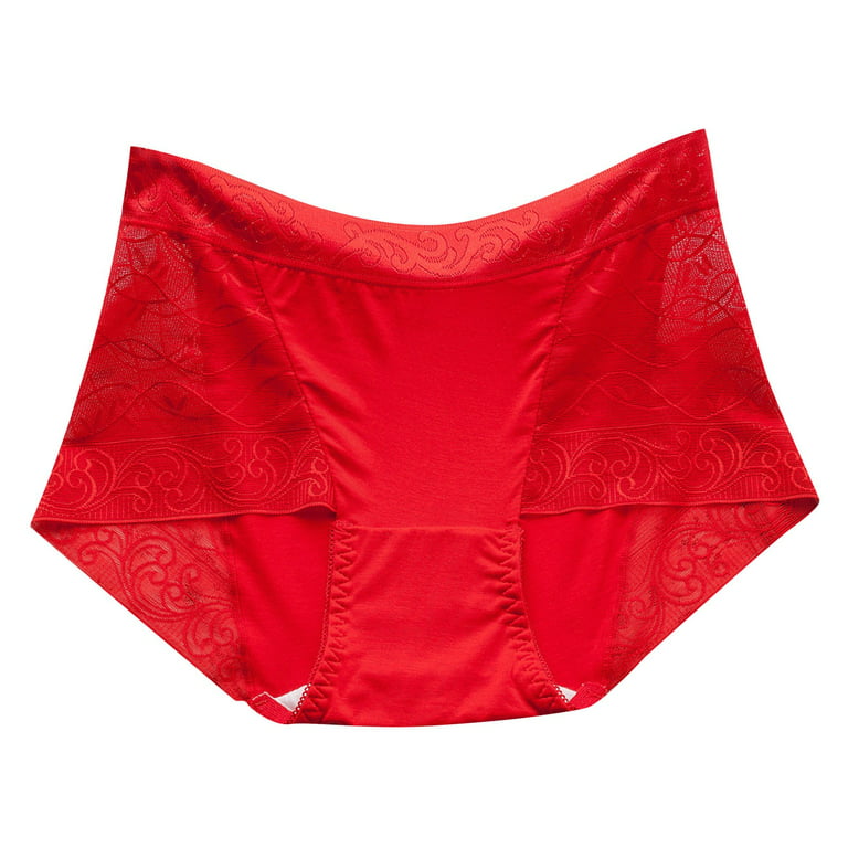 Women Panties Seamless High Waist Lingerie Lace Trendy Ultra Thin Mid Waist  Silky Comfortable Ladies Briefs Underwear 
