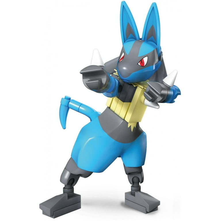 Mega Construx Pokemon Lucario Construction Set with Character Figures (71  Pieces)