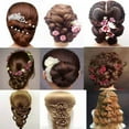 thumbnail image 5 of Cosmetology Hairdressing Training Model Head Training For Practicing Hair, 5 of 5
