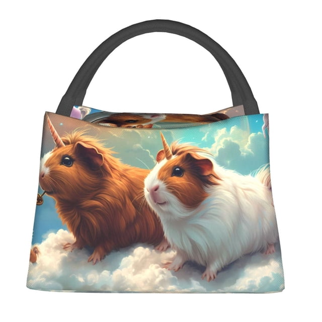 Balery Cloud Guinea Pig Bolsa de Aislamiento Portátil – Bolsa de Almuerzo con Forro de Aluminio Mejorado, Funda Impermeable y Fácil de Limpiar para Picnic y Caja de Almuerzo