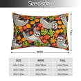 thumbnail image 2 of Honeii Sloth on the Branch Print Pillow Cases,Plush Throw Pillow Covers,Decorative Pillowcase for Sofa, Couch, Living Room-14"x20", 2 of 6