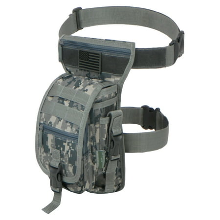 - East West U.S.A. Tactical ACU Utility Waist Belt Bag & Drop Leg Thigh Pack