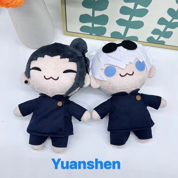Figuras de acción de Jujutsu Kaisen Satoru Gojo Geto Suguru Q Version, muñeco de peluche, juguete, decoración de sofá, regalos, nuevo estilo, 21cm