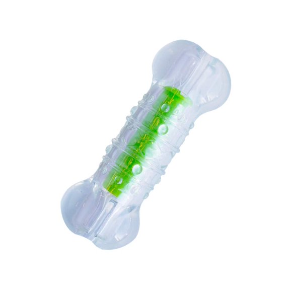 Juguete para Perros Grande Crunchcore Bone de Petstages, Alternativa a Botella de Agua