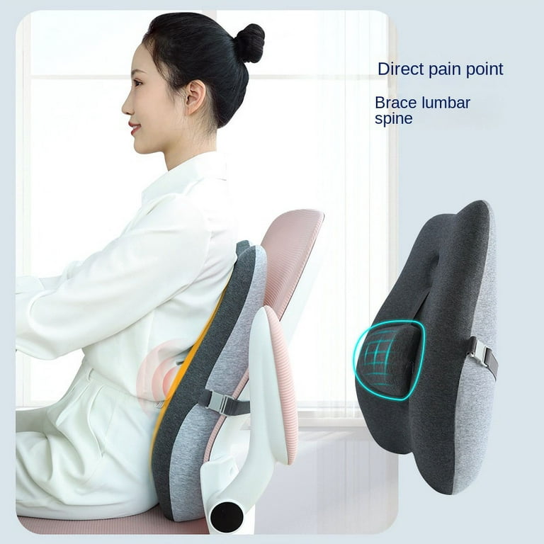 Waist back office seat waist support pregnant woman chair cushion memory  foam car pillow adjustable back cushion waist pillow