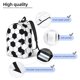 thumbnail image 3 of Disketp Soccer Ball Mochila de Lona Estampada, Mochila Escolar de Viaje Ligera para Estudiantes y Portátil-Medium, 3 of 5