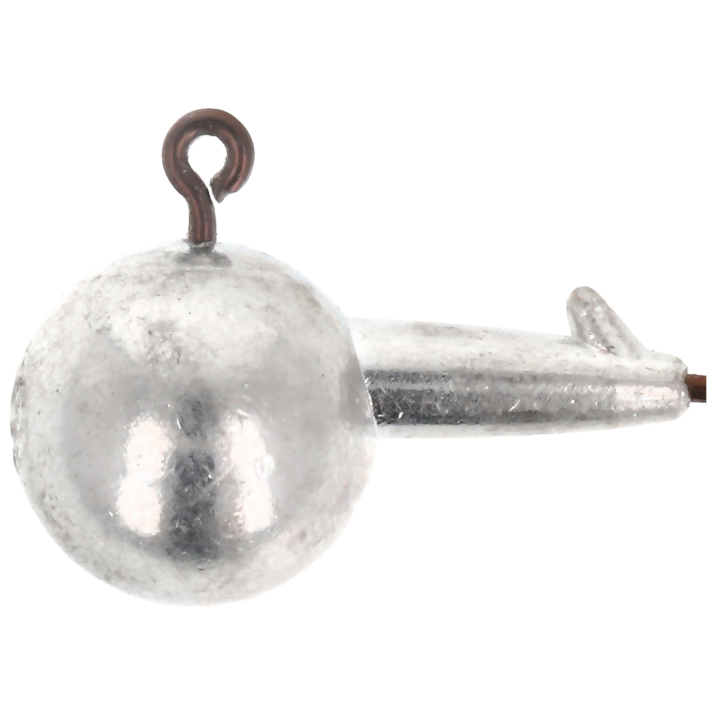 Eagle Claw Tin Ball Head Jig - 4 pack - 1/4 oz - Unpainted