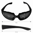 thumbnail image 3 of 3-Pack Motorcycle Riding Glasses, Family-friendly - 100% UV Windproof/Dustproof Goggles with Foam Cushion for Cycling, Biking, Outdoor Sports(Clear,Gray,Yellow), 3 of 7