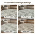 thumbnail image 7 of ODIKA 4'x6' Washable Area Rug Geometric Boho Inspired Symmetrical Motif Abstract Classroom for Dorm Room, Small Living Stain Resistant Low Profile, Easy Care, 7 of 7