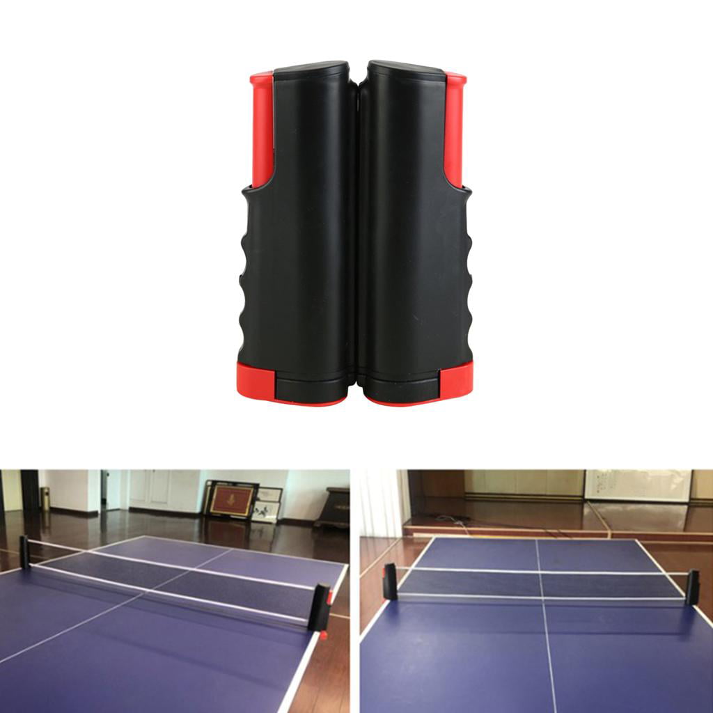 Details about   2pcs Retractable Table Tennis Net Grid Portable  Pong Net Rack 2 Colors 