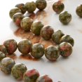 thumbnail image 2 of Bead Landing Unakite Round Beads, 10mm, 12 Pack, 2 of 3