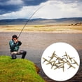 thumbnail image 3 of Fishing Crimp Swivel,  Line Connector Green Portable T-Shaped  for Outdoor, 3 of 8