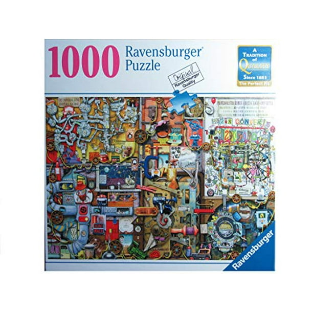 Ravensburger Inventor S Cupboard Puzzle 1000 Piece Walmart Com Walmart Com