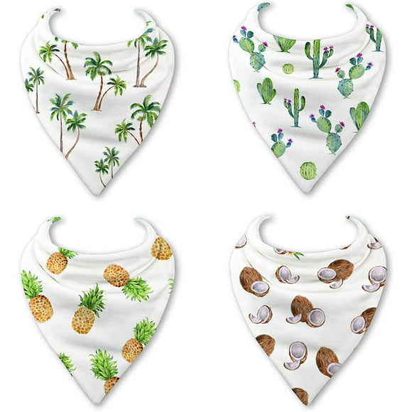 Bavoirs pour Bébé / Bavoirs Bandana / Bavoirs Anti-Bave pour Bébés Garçons et Filles