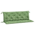 thumbnail image 2 of Carevas Garden Bench Cushions 2pcs Pattern 59.1"x19.7"x2.8" Fabric, 2 of 7