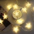thumbnail image 3 of Cadena De Estrellas Luces De Cadena Alimentadas Por Batería De Hadas Para La Decoración Del Hogar De La Boda De Navidad 1,5 M 10Leds Luces Minnieouse HA020624-00, 3 of 5
