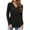 Black, variant on YOTMKGDO Lounge Sets For Women Women's Long Sleeved V Neck Casual Top Loose Pullover Hoodie, Sizes S-XL