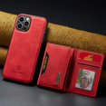 thumbnail image 1 of Funda magnética de cuero desmontable con tarjetero para iPhone 14 Pro Max 13 12 11 Mini X XS XR 7 8 Plus SE 2022, 1 of 4