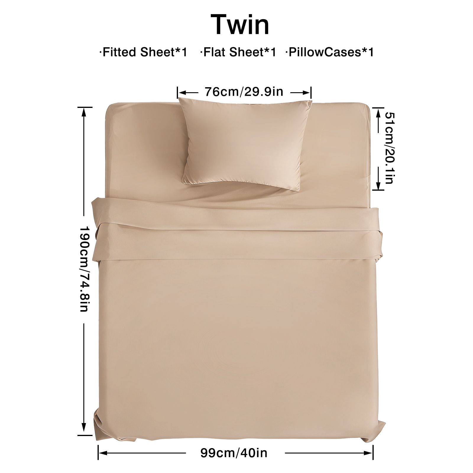 4Pcs Ultra-Soft 85g Sheet and Pillowcase Set, Soft Solid Color, Machine Washable, Suitable For All Seasons, Christmas Comfortable Bedding Set, Available For Single, Double, King, and Queen Beds