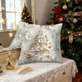 thumbnail image 5 of Christmas Tree Throw Pillow Covers 18x18in,Farmhouse Holiday Decor for Bedroom Sofa,Winter Home Decor,Christmas Thanksgiving Decor,Car Bed Sofa‌, 5 of 6