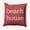 Ligonberry Red, variant on Simply Daisy 16" x 16" Beach House Nautical Decorative Indoor Pillow