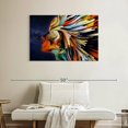 thumbnail image 2 of Elephant Stock Abstract Star Profile Wall Art - People Canvas Canvas - 39" x 26", 2 of 8