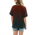 thumbnail image 4 of THDHVS Girls Summer T-Shirts,Summer Casual Tops for Kids,Girls Short Sleeve T Shirts Kids Summer Oversized Tops Casual Crewneck Basic Tees Wine 6-7 Years, 4 of 6