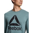 thumbnail image 2 of Reebok Men's and Big Men's Core Graphic Long Sleeve Top, Sizes XS-5XL, 2 of 5