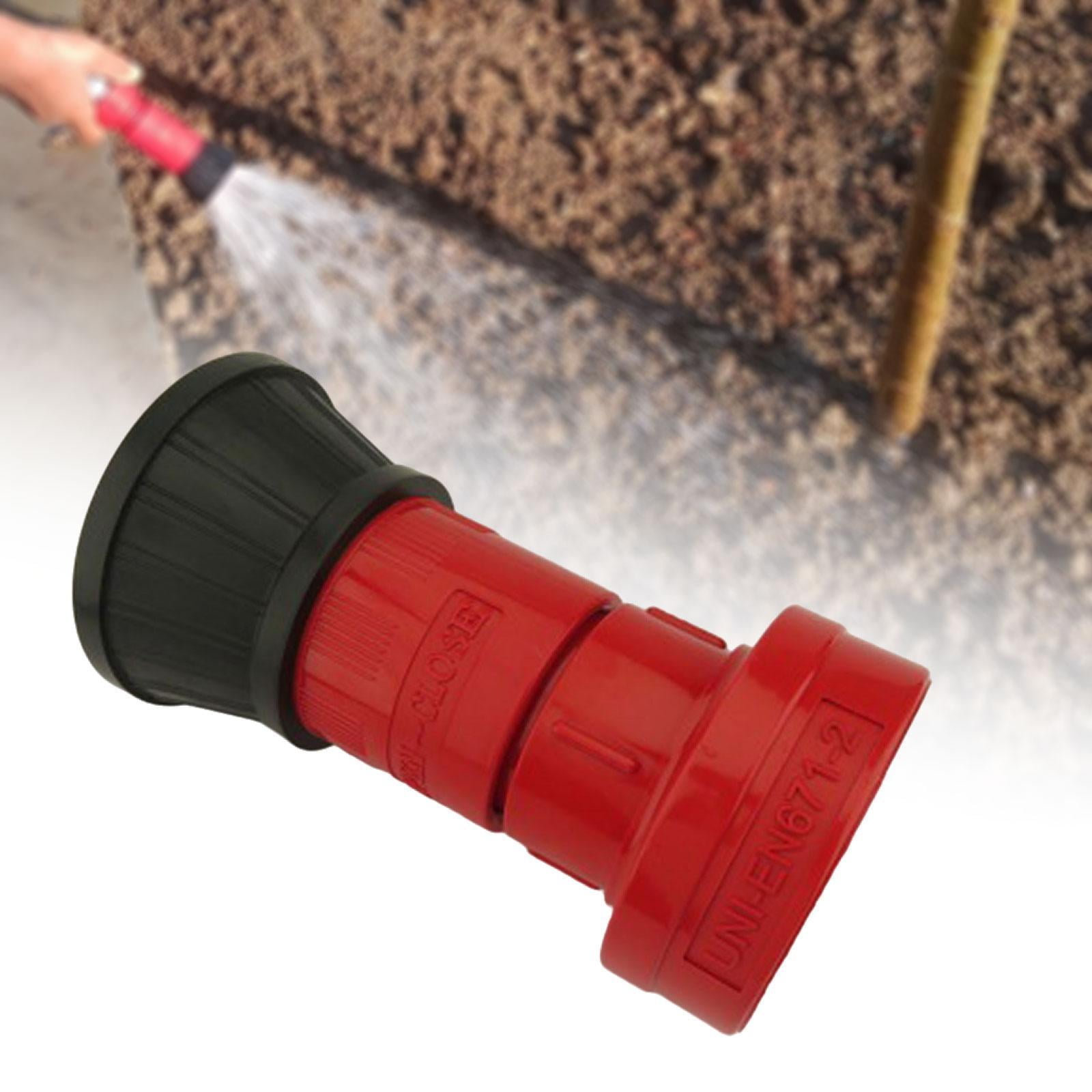 colaxi Fire Hose Nozzle High Pressure Spray Nozzle Practical Irrigation Accessory Home Cleaning Premium Multifunction Fire Equipment , 2 inch