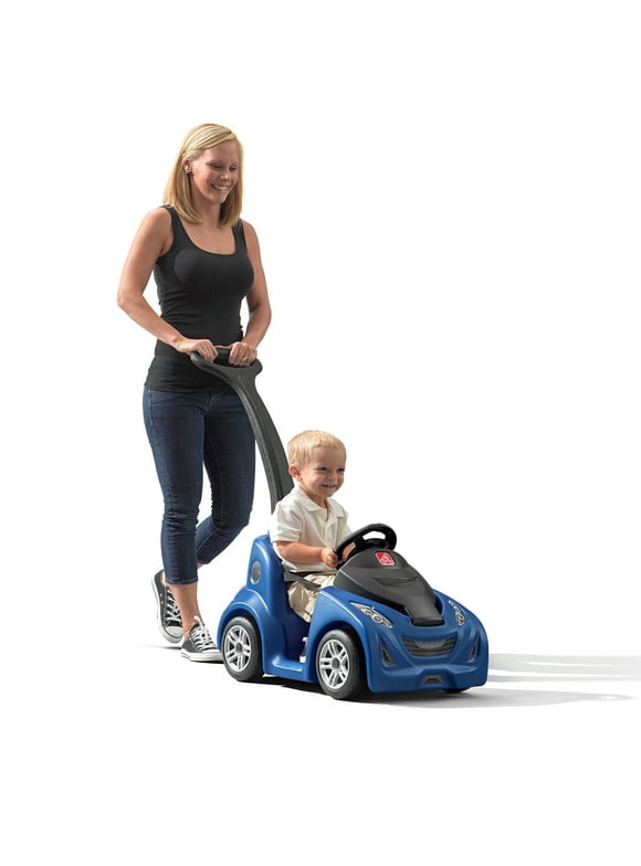 Step2 Push Around Blue Buggy GT Push Car and Ride on Toy for Toddlers