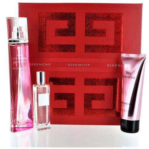 VERY IRRESISTIBLE by Givenchy 3 Piece Gift Set 2.5 oz EDP SPRAY NEW